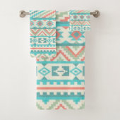 Native American Pattern Bad Handdoek (Insitu)