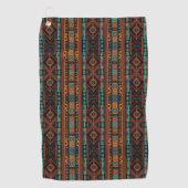 Native American Pattern Boho Cultuur Abstracte Kun Golfhanddoek (Voorkant)