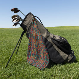 Native American Pattern Boho Cultuur Abstracte Kun Golfhanddoek