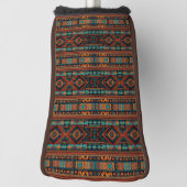 Native American Pattern Boho Cultuur Abstracte Kun Golfheadcover (Draai 90)