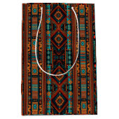 Native American Pattern Boho Cultuur Abstracte Kun Medium Cadeauzakje (Voorkant)
