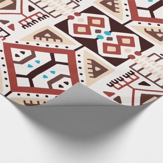 Native American Pattern Cadeaupapier (Hoek)