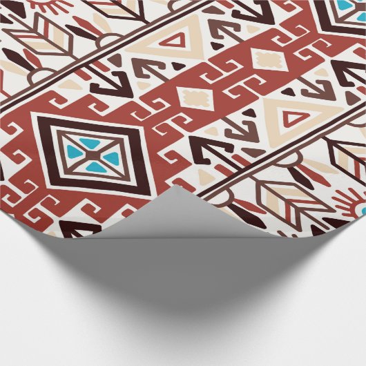 Native American Pattern Cadeaupapier (Hoek)