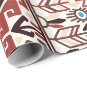 Native American Pattern Cadeaupapier (Rol Hoek)