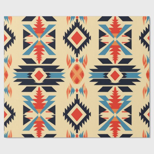 Native American Pattern Cadeaupapier (Vlak)