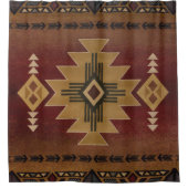 Native American Pattern Douchegordijn (Voorkant)