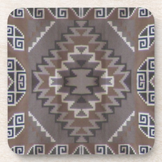 Native American Pattern Drankjes Onderzetter (Voorkant)