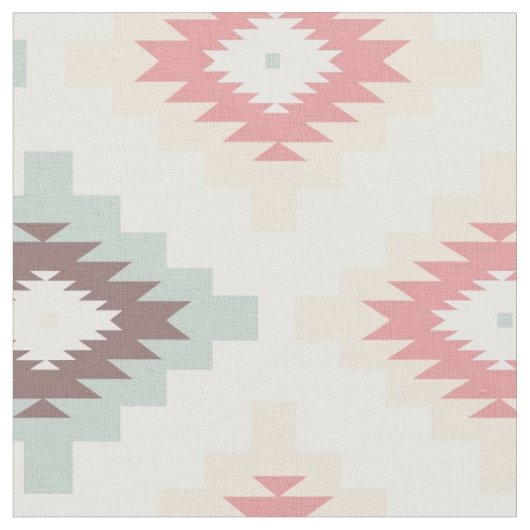 Native American Pattern Fabric Stof (Close Up)