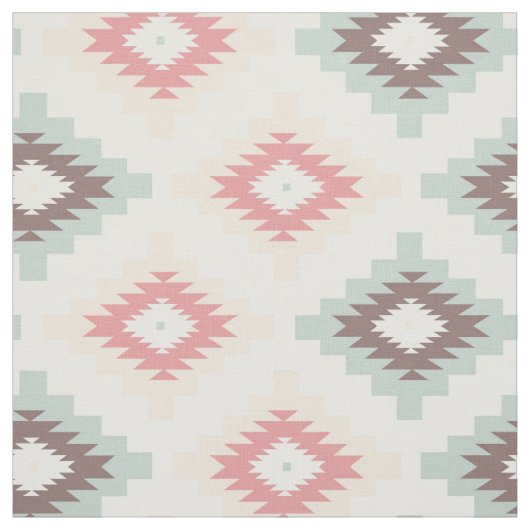 Native American Pattern Fabric Stof (Swatch)