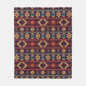 Native American Pattern Fleece Deken (Voorkant)