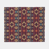 Native American Pattern Fleece Deken (Voorkant (Horizontaal))