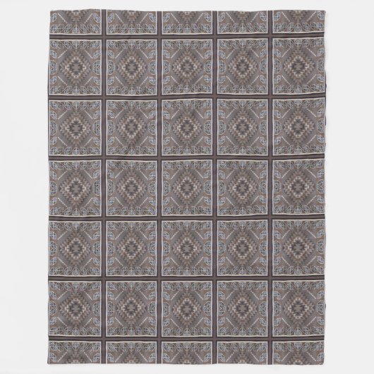 Native American Pattern Fleece Deken (Voorkant)
