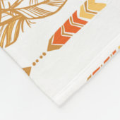 Native American Pattern Fleece Deken (Hoek)