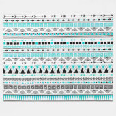 Native American Pattern Fleece Deken (Voorkant (Horizontaal))