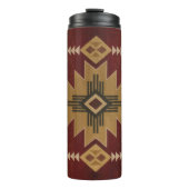 Native American Pattern Fleece Thermosbeker (Voorkant)