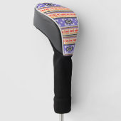 Native American Pattern Golfheadcover (Schuin)