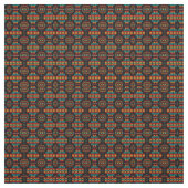 Native American Pattern (Helderrood, geel en blauw Stof (Swatch)