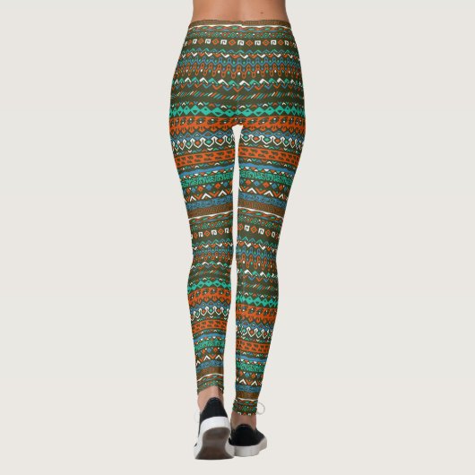Native American Pattern Leggings (Achterkant)