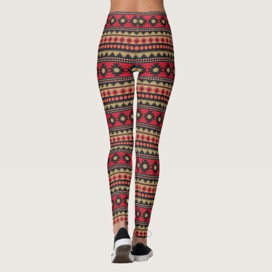 Native American Pattern Leggings (Achterkant)