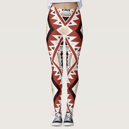 Native American Pattern Leggings (Voorkant)