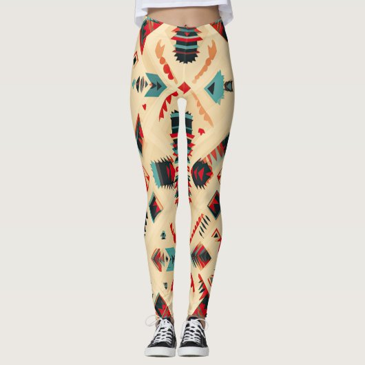 Native American Pattern Leggings (Voorkant)