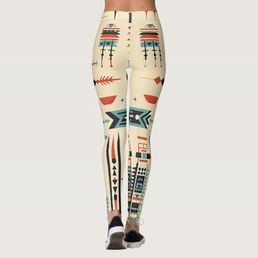 Native American Pattern Leggings (Achterkant)