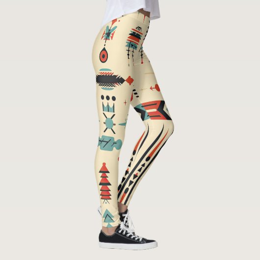 Native American Pattern Leggings (Rechts)