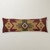Native American Pattern Lichaamskussen (Achterkant)