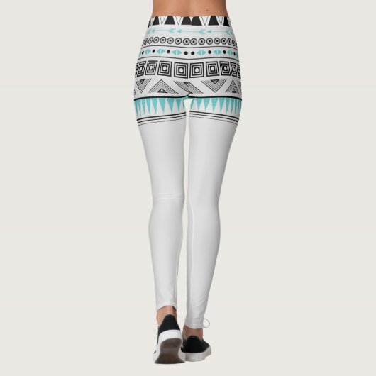 Native American Pattern met Drocatchers Leggings (Achterkant)