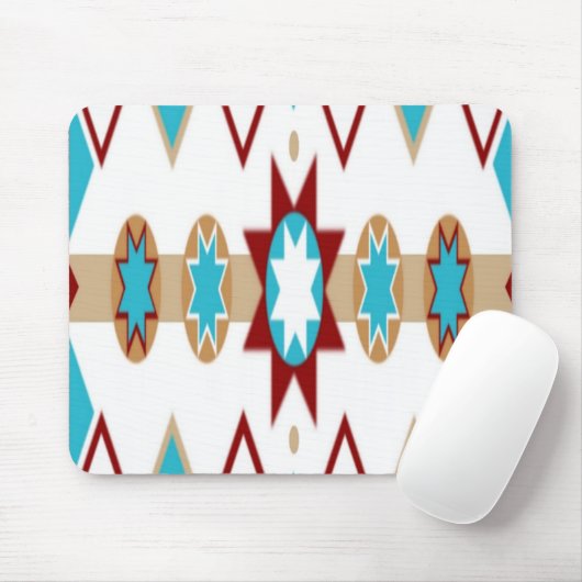Native American Pattern Mousepad Muismat (Met muis)