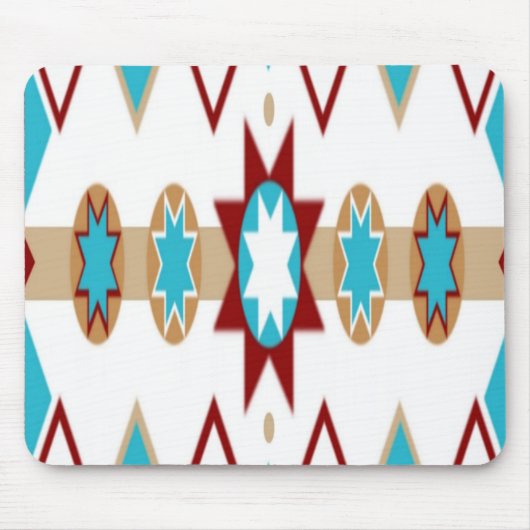 Native American Pattern Mousepad Muismat (Voorkant)