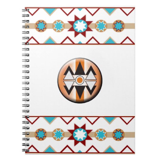 Native American Pattern Notitieboek (Voorkant)