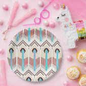 Native American Pattern Papieren Bordje (Feest)