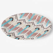 Native American Pattern Papieren Bordje (Gekanteld)