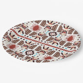 Native American Pattern Papieren Bordje (Gekanteld)