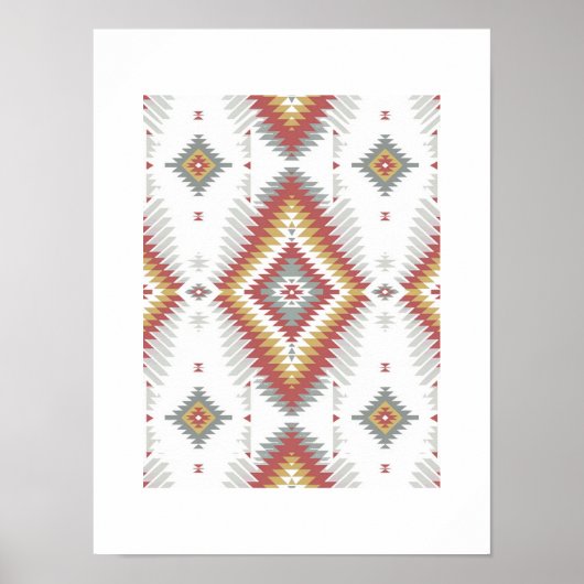 Native American Pattern Poster (Voorkant)