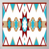 Native American Pattern Poster (Voorkant)