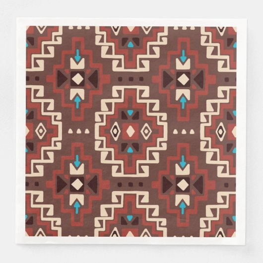 Native American Pattern Servet (Voorkant)