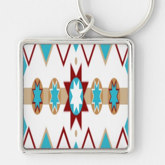 Native American Pattern Sleutelhanger (Voorkant)