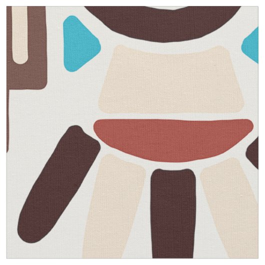 Native American Pattern Stof (Close Up)