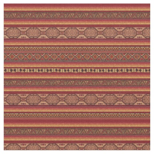 Native American Pattern Stof (Close Up)