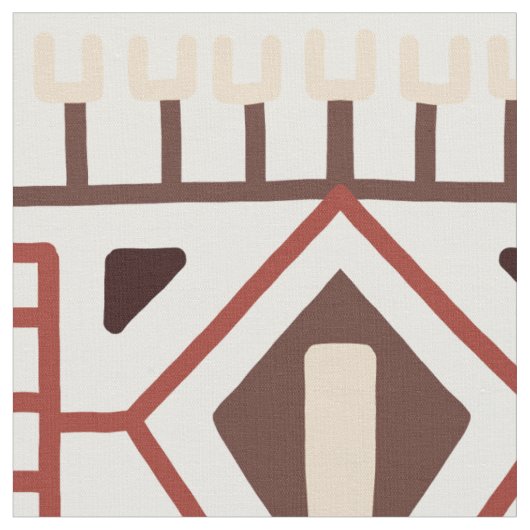 Native American Pattern Stof (Close Up)