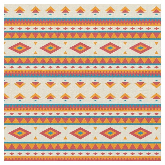 Native American Pattern Stof (Close Up)