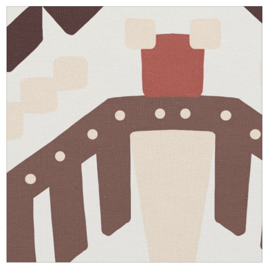Native American Pattern Stof (Close Up)