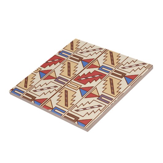 Native American Pattern Tegeltje (Zijkant)