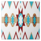 Native American Pattern Tile Tegeltje (Voorkant)