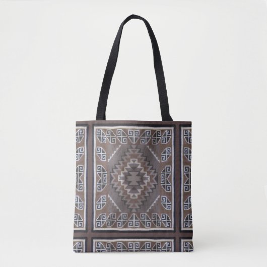 Native American Pattern Tote Bag (Voorkant)