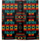 Native American Pattern Tribal Douchegordijn (Voorkant)