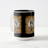 Native American Peace Feathers Designer Mok (Voorkant links)