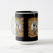 Native American Peace Feathers Designer Mok (Voorkant links)